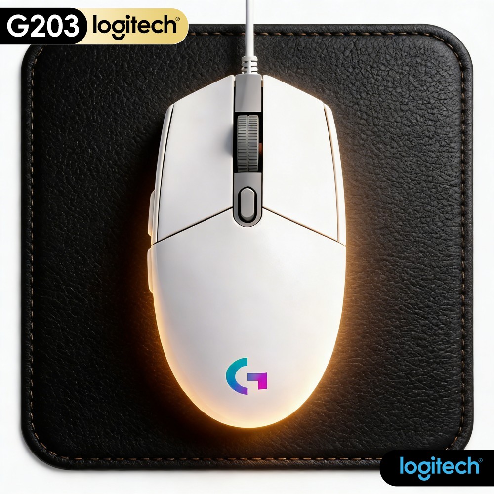 Logitech Mouse G203 - Logitech G203 Bedrade Gaming Muis Stabiel