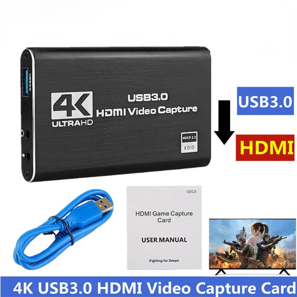 Monitor Portable Usb - 4K USB 3.0 Video Capture Card