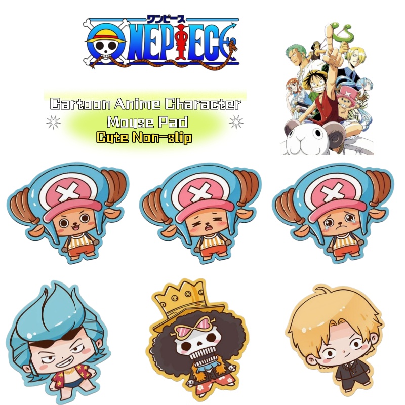 Laptop Original Accessories - One Piece cartoon anime karakter schattige