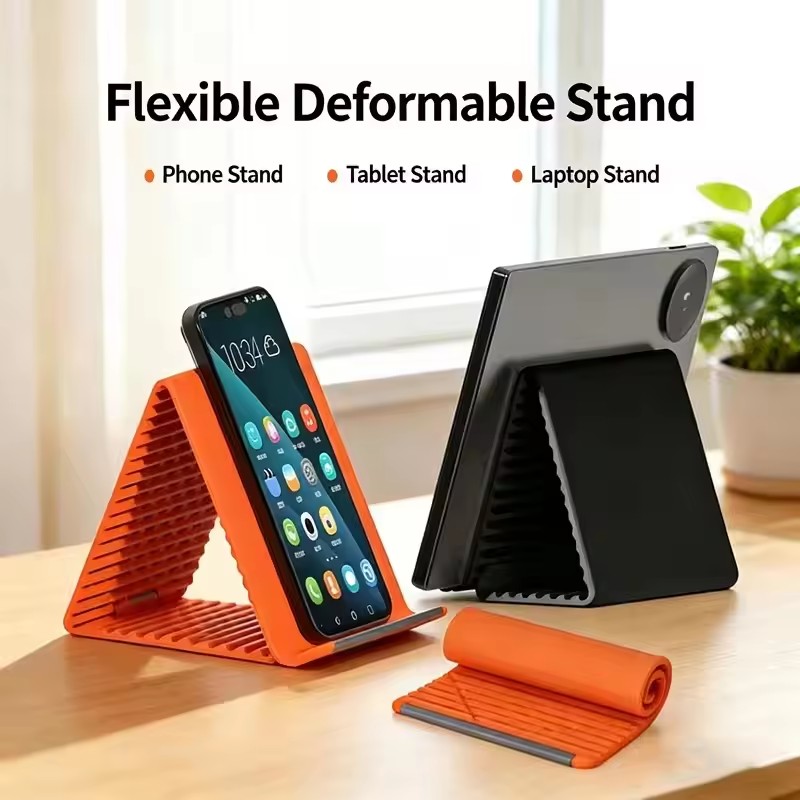 Laptop Original Accessories - Luie draagbare telefoonstandaard Siliconen desktop tablet-laptophouder