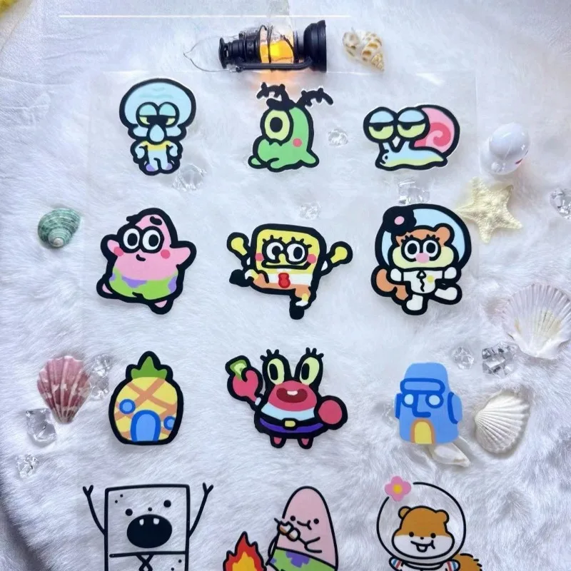 Laptop Editing Accessories - Kawaii SpongeBob SquarePants Transferstickers Waterdicht UV-bestendig