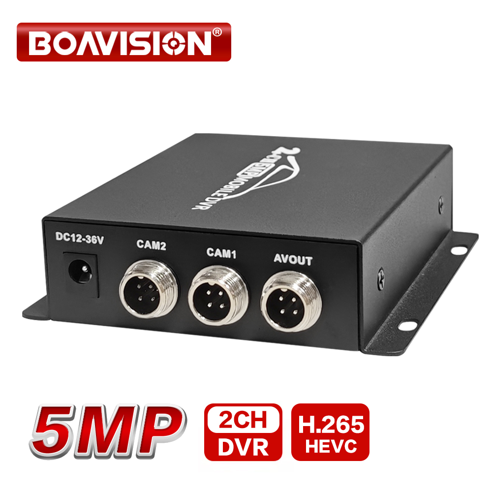 Monitor Portable Usb - 2CH Mobiele DVR CCTV-videorecorder met dubbele