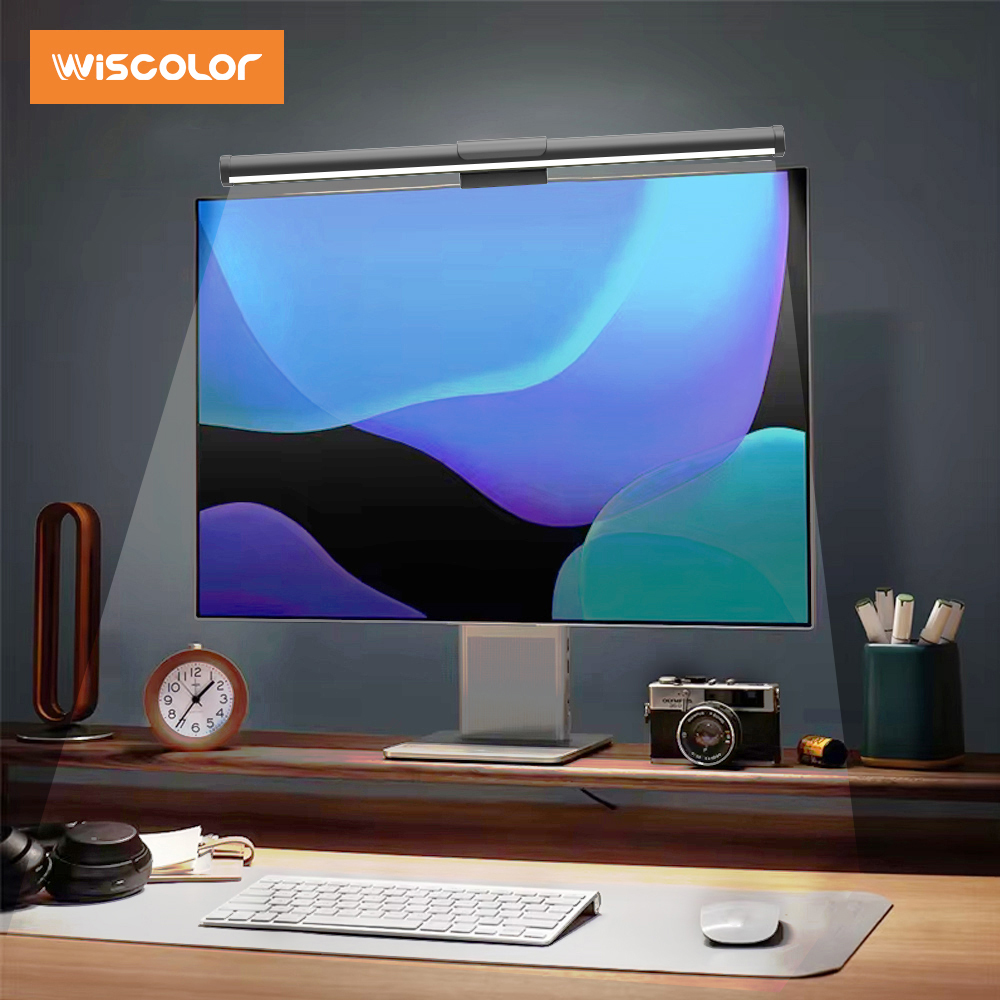 Monitor Portable Usb - Wiscolor LED-schermmonitor Hangende lichtbalk LCD Computer