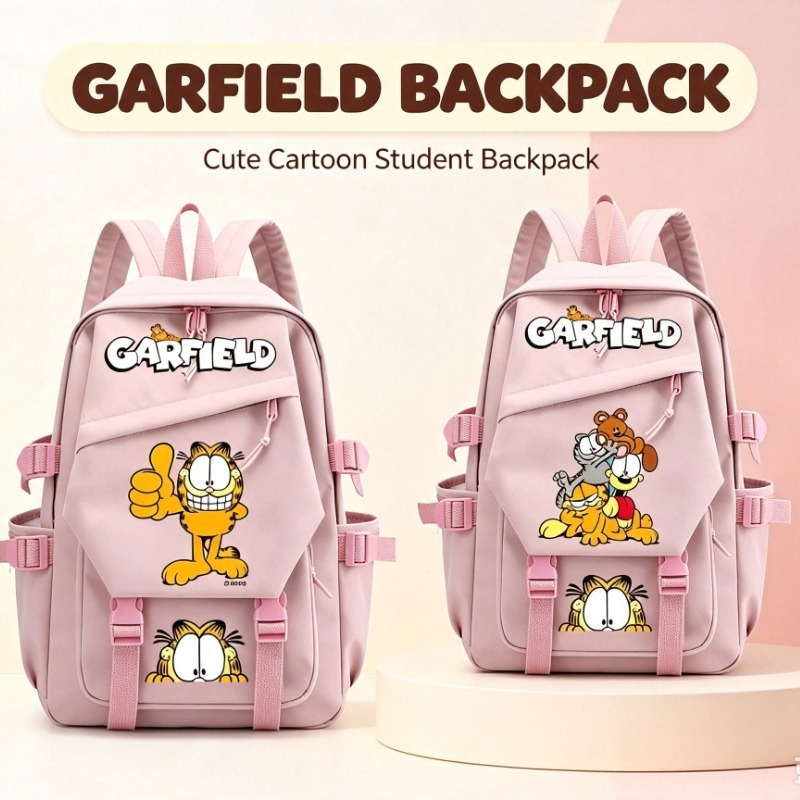 Laptop Editing Accessories - Garfield cartoon schattige studenten lichtgewicht schooltas