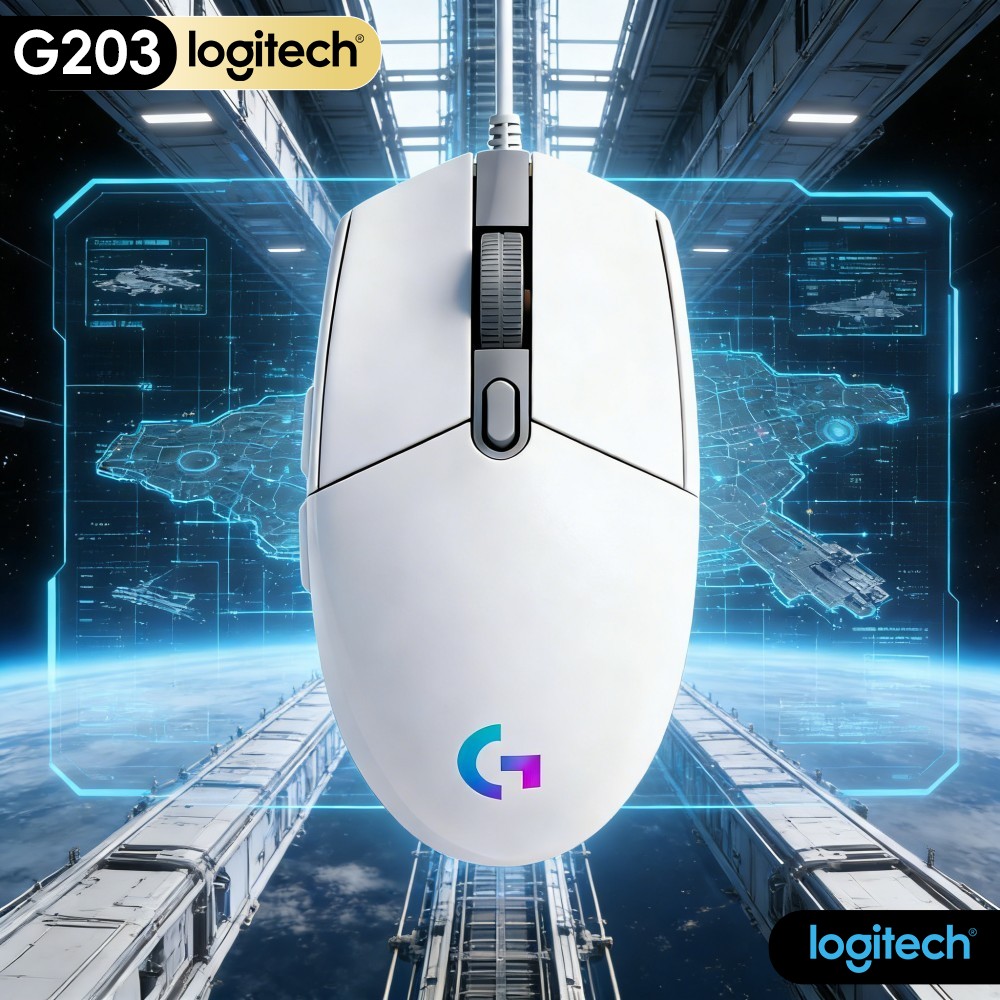 Logitech Mouse G203 - Logitech G203 Bedrade Gamingmuis Handige Plug-and-Play