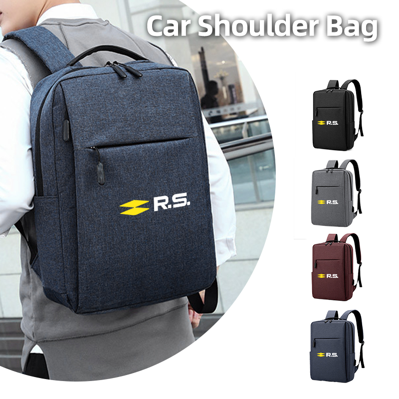 Laptop Accessories Bag - Auto USB-opladen Oxford stoffen rugzak Laptoptas
