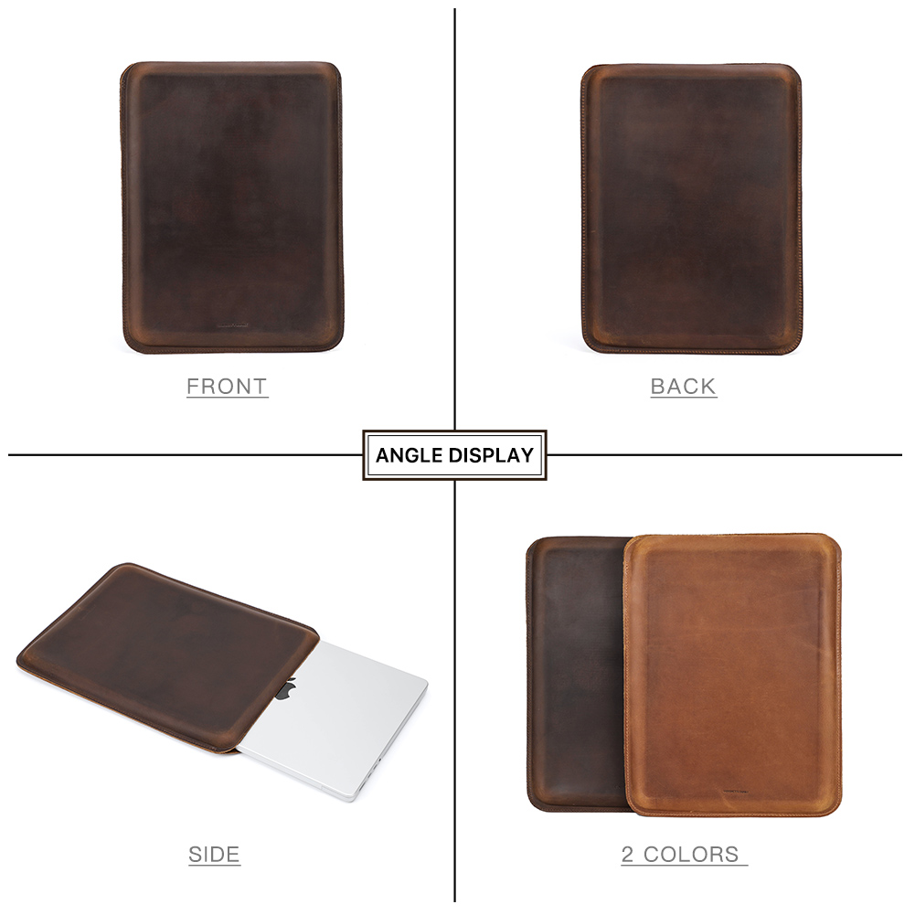 Luxe Lederen Laptop Sleeve Cas - Laptop Accessories Bag recensie en prijs