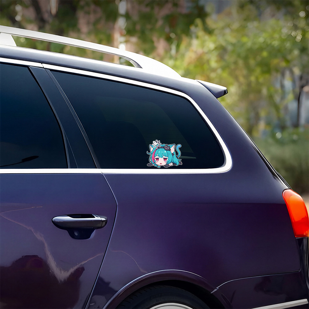 Anime Meisje Auto Stickers Nev - Laptop Accessories Price recensie en prijs
