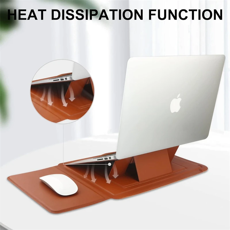 Draagbare lederen laptophoes t - Laptop Accessories Bag recensie en prijs