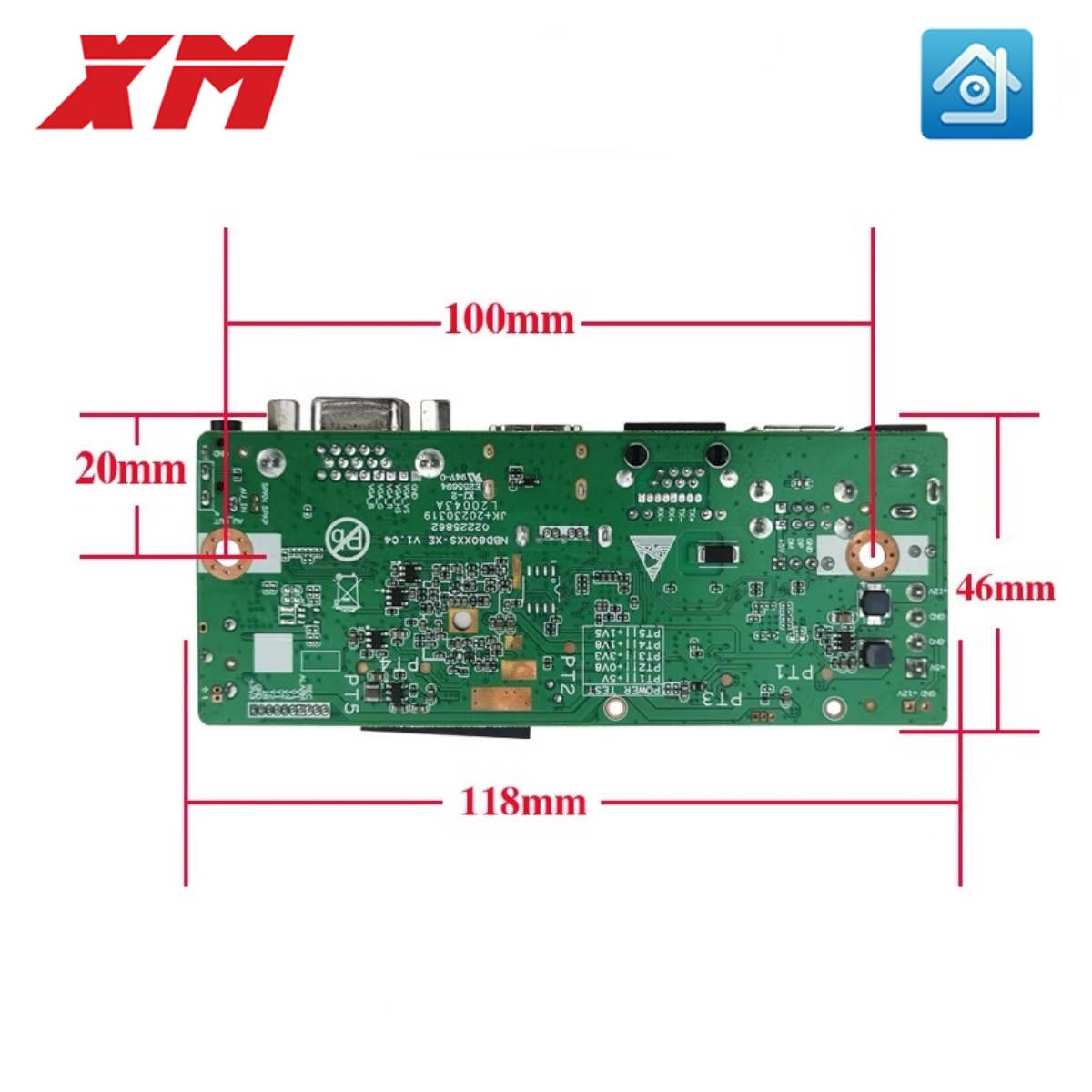 XM Original 10CH 4K 5MP H.265  - Monitor Portable Usb recensie en prijs