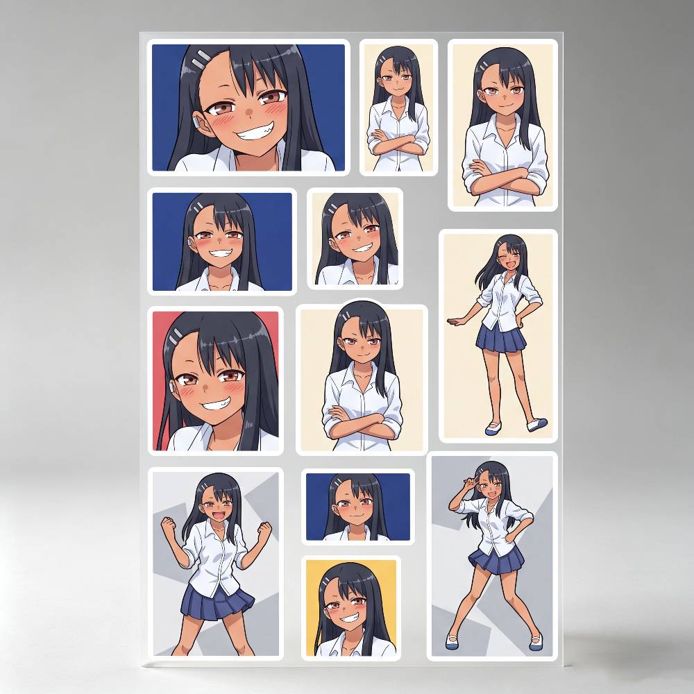 Miss Nagatoro Anime Stickers A - Laptop Accessories Ideas recensie en prijs