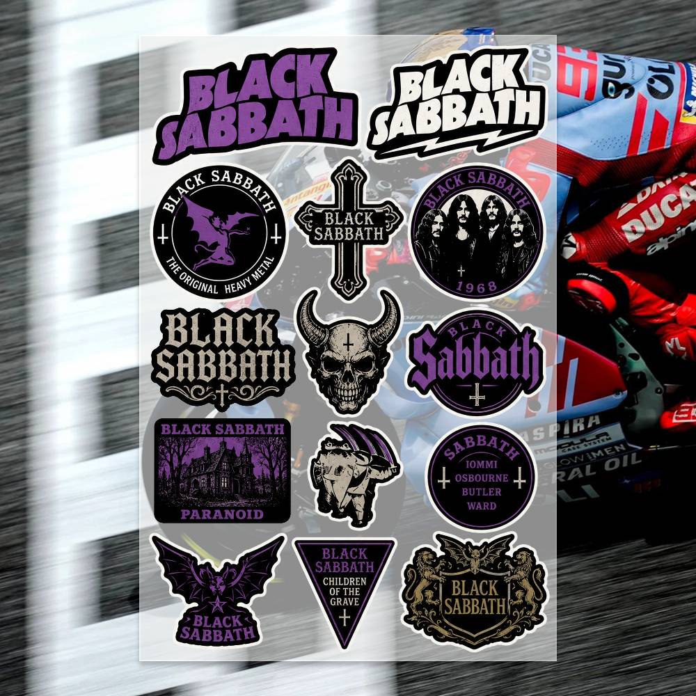 B-LACK S-ABBATH Stickers Moto  - Laptop Accessories Ideas recensie en prijs