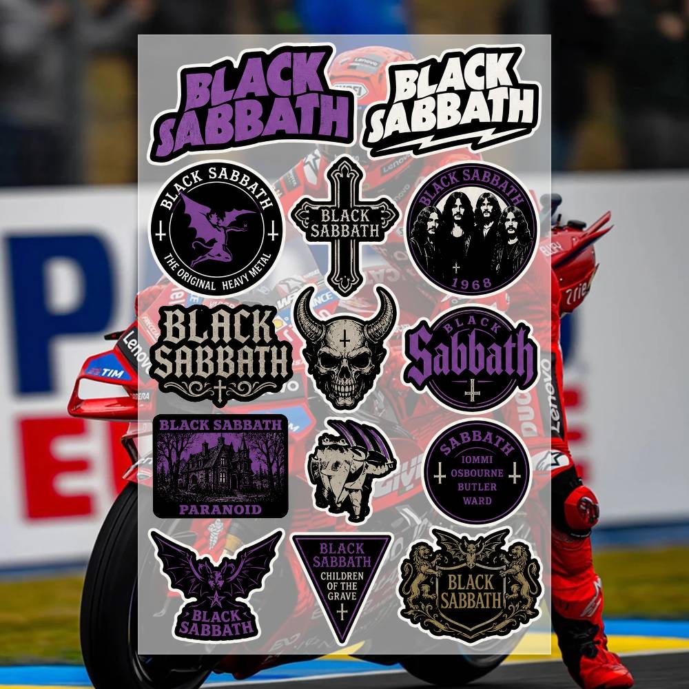 B-LACK S-ABBATH Stickers Moto  - Laptop Accessories Ideas recensie en prijs