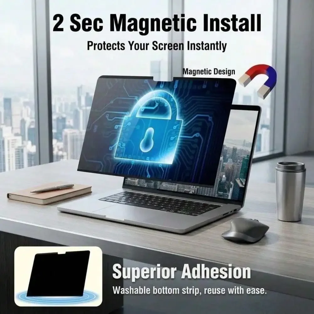 Magnetische privacyfilter voor - Privacy Screen Filter recensie en prijs