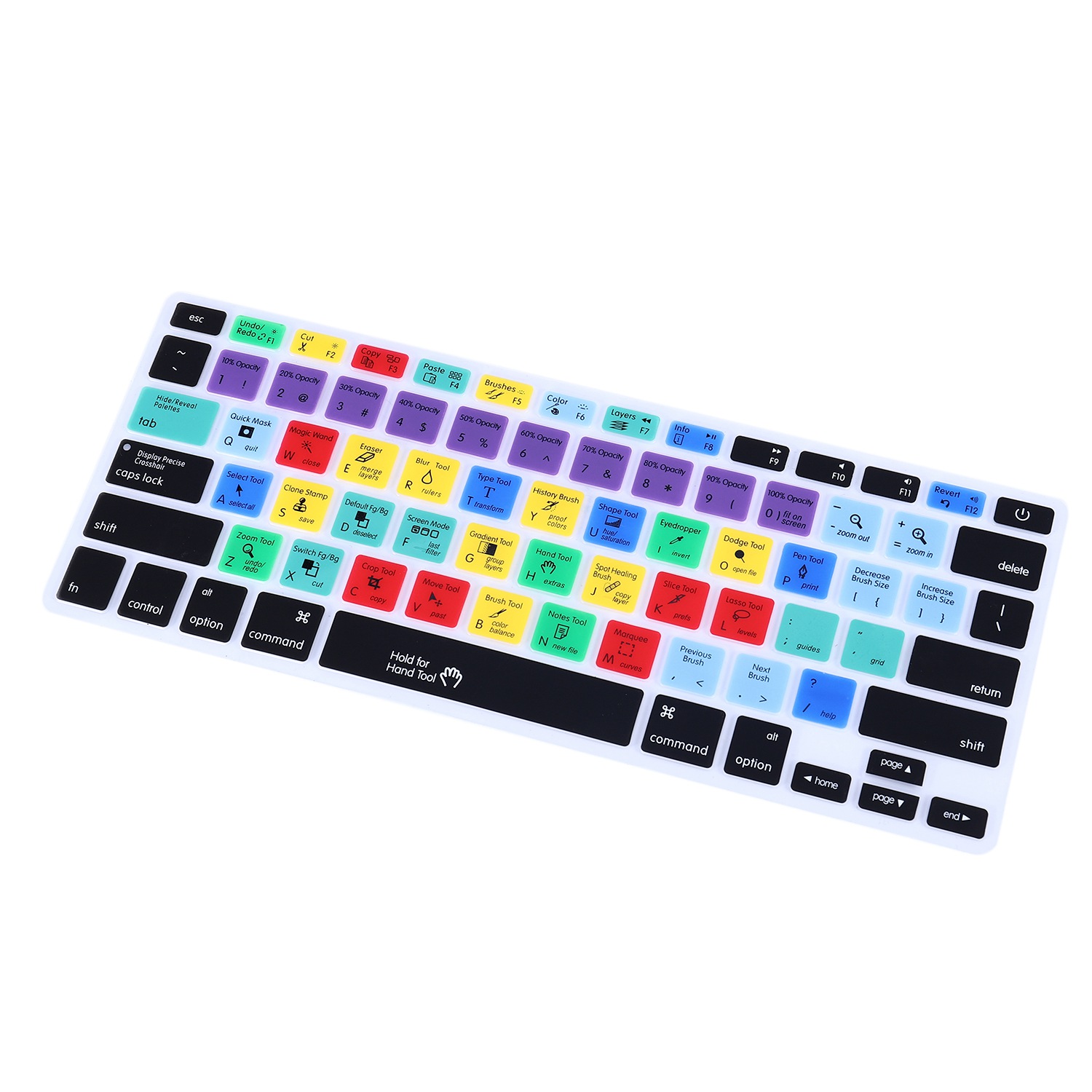 Voor Adobe Photoshop Sneltoets - Keyboard Cover Silicone recensie en prijs